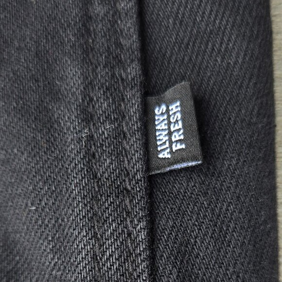 KLEEP Black Distressed Graphic Denim Statement Jacket Mens size S - Picture 7 of 9